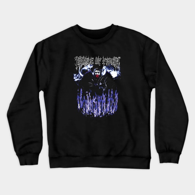 Cradle Of Filth 20 Years Of Evil Made Flesh Print Mens Crewneck Sweatshirt by Visionary Canvas